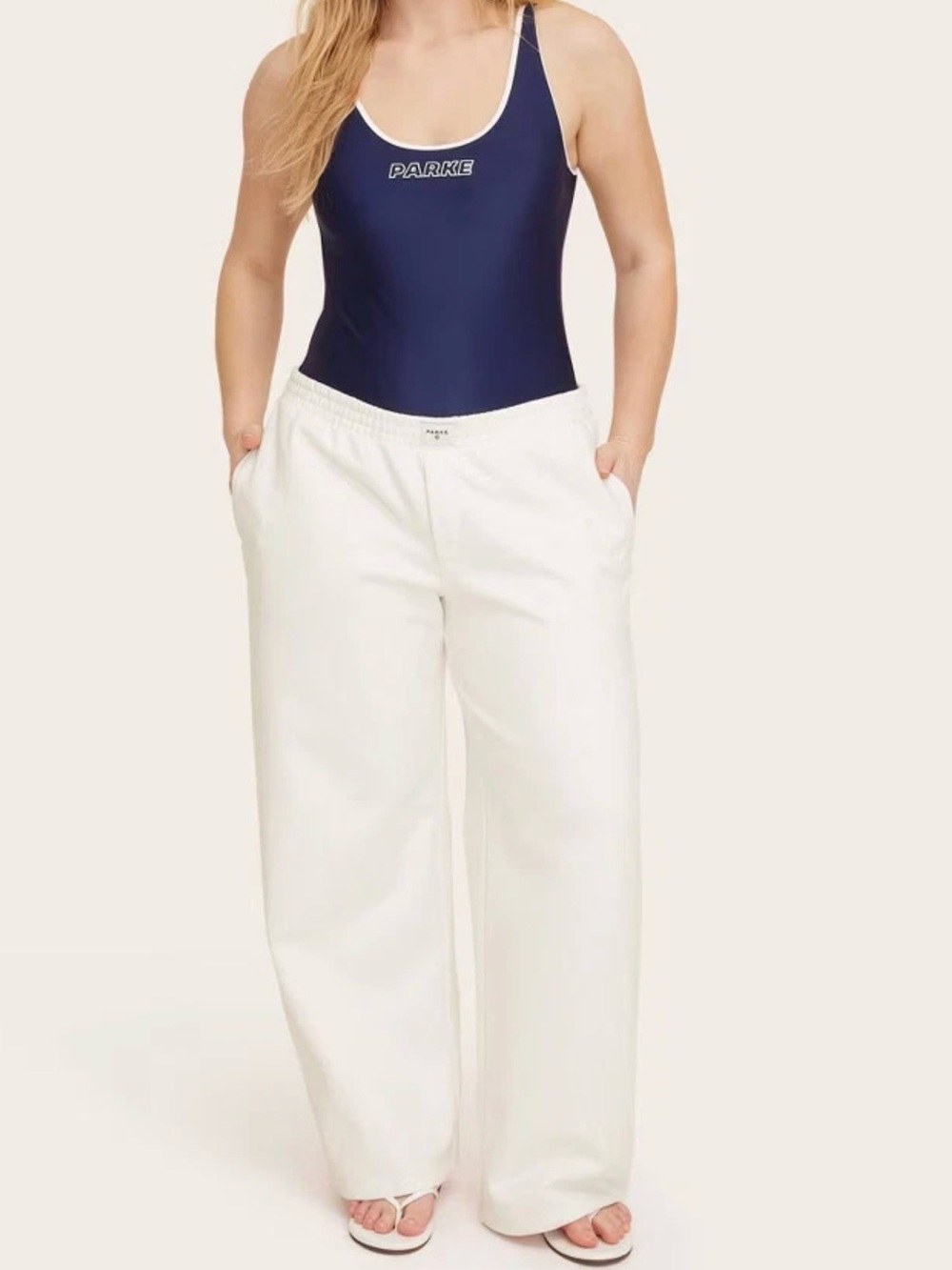 Parke Cream Sweatpants